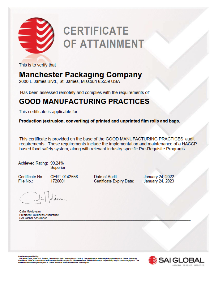 Manchester Packaging Company